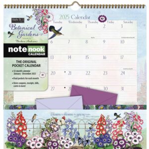 Botanical Garden Note Nook Calendar 2025