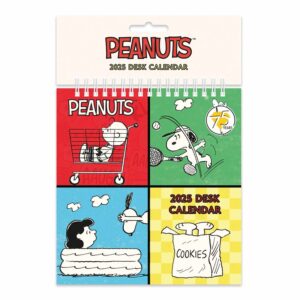 Peanuts Easel Desk Calendar 2025