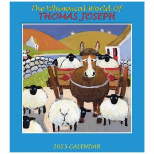 The Whimsical World of Thomas Joseph Desk Calendar 2025
